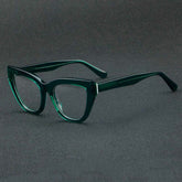 Carla Acetate Cat Eye Glasses Frame Cat Eye Frames Southood Green